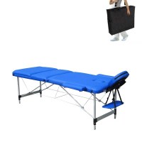 Lettino per massaggi in alluminio 3 zone