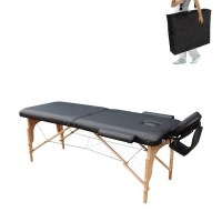 Lettino per massaggi in legno 2 zone