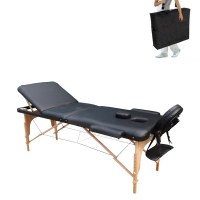 Lettino per massaggi in legno 3 zone